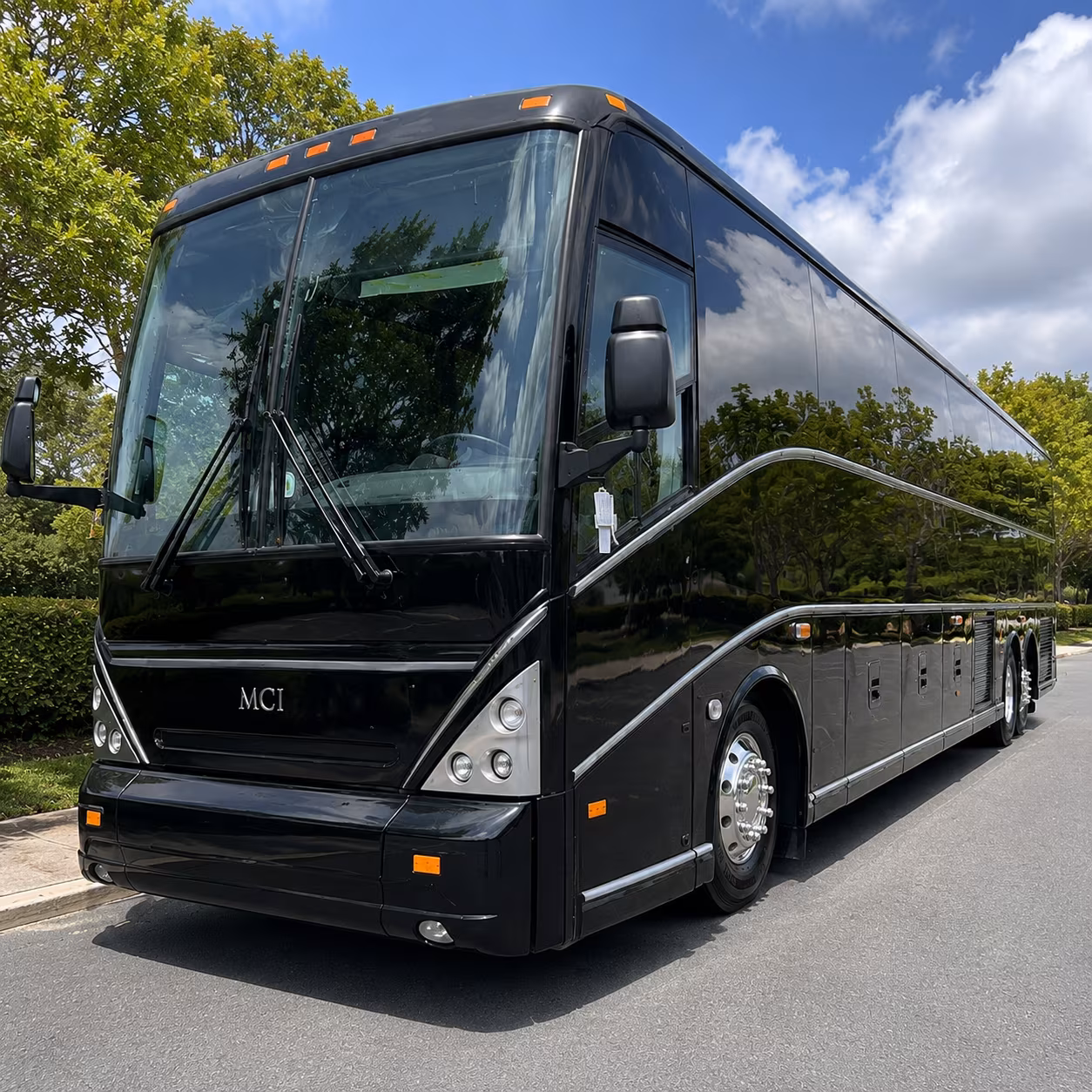 after prom shuttle buses from the venue to the after party