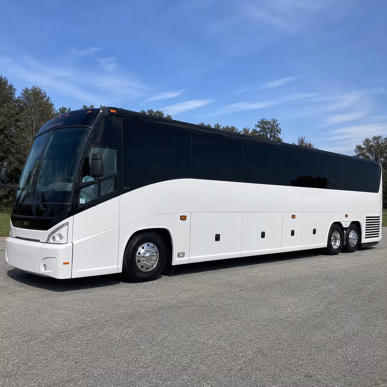 west palm beach charter bus services exterior